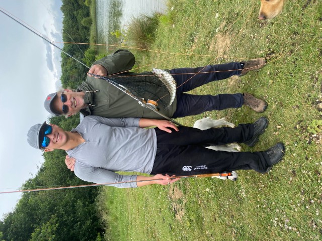 image of fly fishing lesson