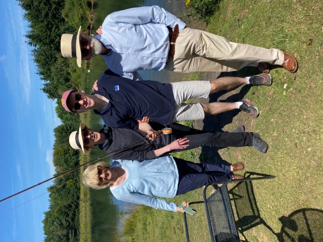 image of fly fishing lesson